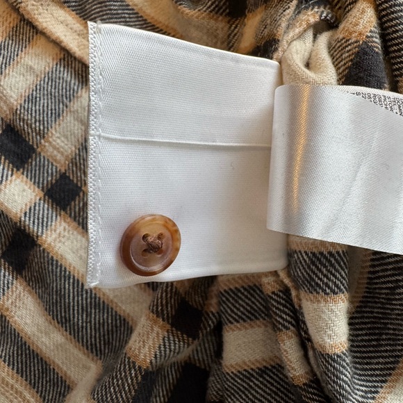 Old Navy Brown Plaid Flannel Shirt XXL NWOT - Picture 13 of 14